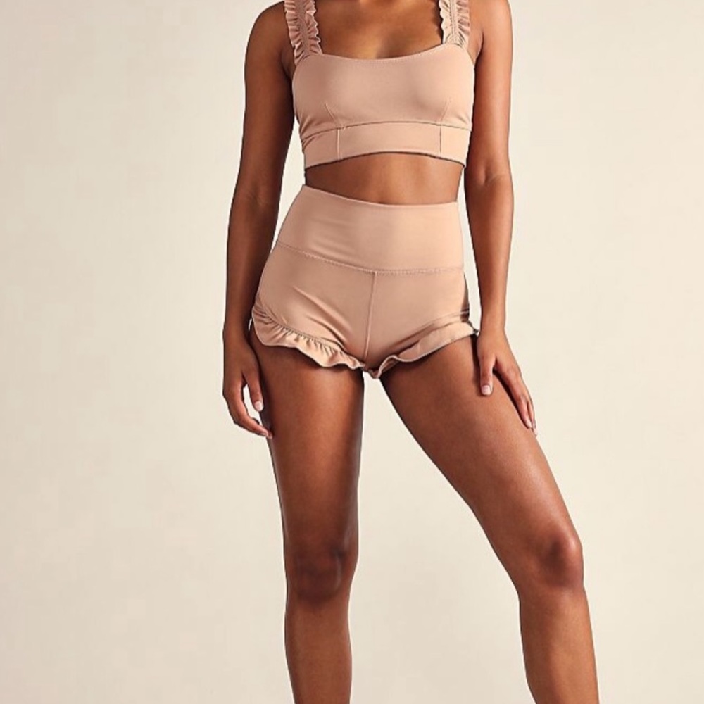 Free People Iced Coffee Plie All Day Shorts